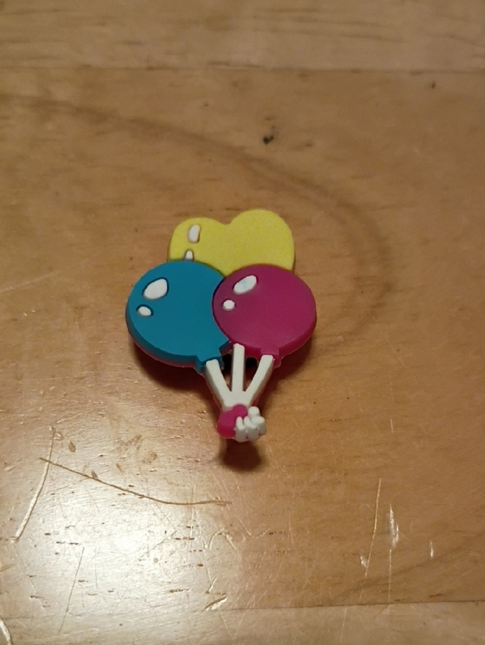 10 for $10 Jibbitz Croc Charms - Yellow Heart, Blue & Pink Balloons 7 - New